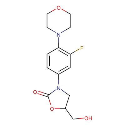 (5R)-3-(3-fluoro-4-(4-morfolinil)fenil)-5-hidroksimetil-2-oksazolidion